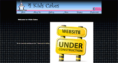 Desktop Screenshot of 4kidscakes.com